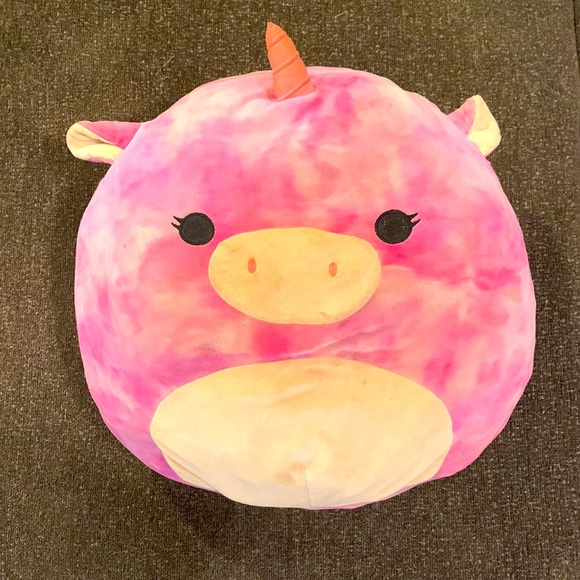 Squishmallows | Toys | Squishmallow Lola The Pink Tie Dye Unicorn Large ...